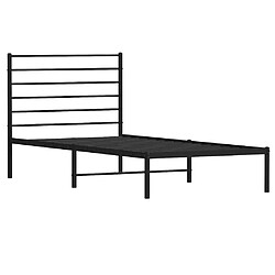 Acheter VIDAXL Cadre de lit métal - Noir