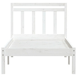 Acheter VIDAXL Cadre de lit en bois de pin blanc 90x200