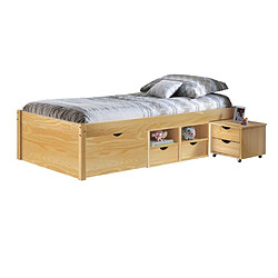 MES Ensemble lit + chevet 90x200 - Chamonix