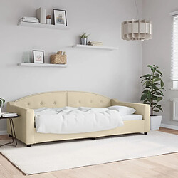 vidaXL Lit de repos 100x200 cm - Crème