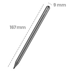 Adonit Stylet pour iPad/iPad Pro Rechargeable Série Neo en Alumnium Anodisé Gris