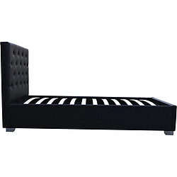 Avis Habitat Et Jardin Lit simple avec coffre [ ]Tino[ ] - 90 × 190 cm - Noir