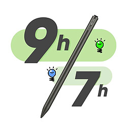 Adonit Stylet pour iPhone et iPad Série Neo Duo Rechargeable Portable et léger Graphite