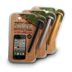 Totalcadeau Stylet Clou Gris