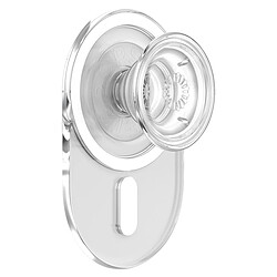 PopSockets Pop Grip pour Smartphones Compatible MagSafe et Fonction Stand Transparent