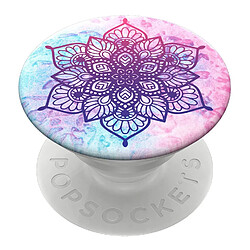PopSockets PopGrip Rainbow Nirvana pour Smartphone, Bague et Support Universel Blanc