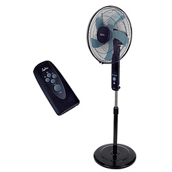 JATA JVVP3145 Ventilateur sur pied - 50 W - Ø40 cm - Noir - Oscillant - Télécommande
