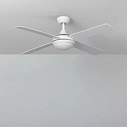 TECHBREY Ledkia Ventilateur de Plafond Silencieux - Blanc Navy