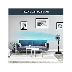 Ventilateur sur pied 45cm 60w noir - VU4420F0 - Essential+ - ROWENTA pas cher
