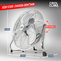 Acheter Cool Clima Ventilateur métallique 45CM - Noir