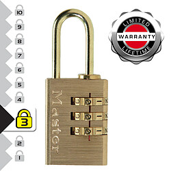 MASTER LOCK - Cadenas à combinaison 20 mm