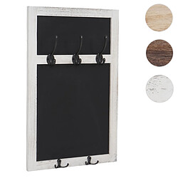 Mendler Portemanteau mural vestiaire - Blanc