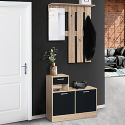 Idmarket MARKET Vestiaire PAULIN noir