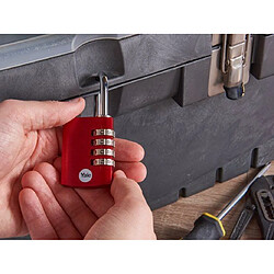 Yale Cadenas à combinaison - Rouge