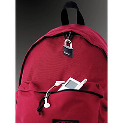 Master Lock 9140EURDBLK Cadenas à Clé en Aluminium Massif recouvert de Vinyle, noir, 4 x 5,9 x 1,3 cm