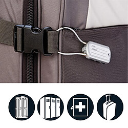 Master Lock 4684EURTCOL Pack de 2 Cadenas à Combinaison avec Etiquette Adresse, Couleur Aléatoire, 6,5 x 3 x 1,1 cm