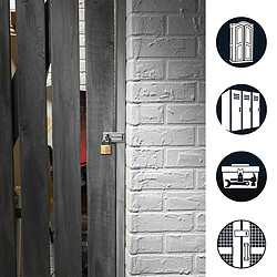 Master Lock 140703EURD Pack Comprenant un Moraillon de Porte et un Cadenas à Clé