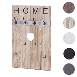 Mendler Portemanteau mural vestiaire - brun