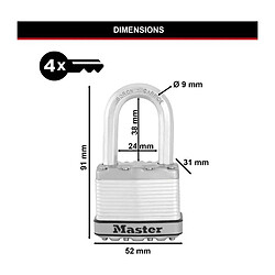 MASTER LOCK Verrouillage des clés pas cher
