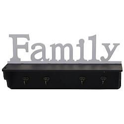 Acheter Mendler vestiaire mural en pin - Noir