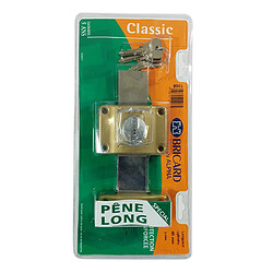 BRICARD Verrou Alpha Pêne Long 45 mm