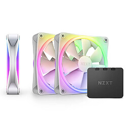 NZXT F120 RGB Duo Triple Pack - Blanc