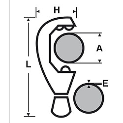 Virax Coupe-tube pour métal