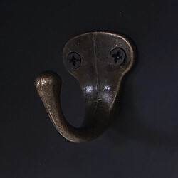 Avis Mendler vestiaire mural en pin - Noir