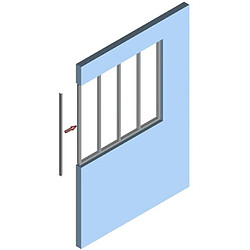 Optimum Poteau de terminaison Noir