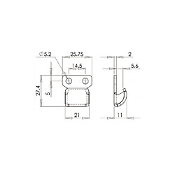 Avis Monin GRENOUILLERE A LEVIER 32X80 AVEC CROCHET