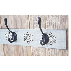 Acheter Mendler Portemanteau mural vestiaire - brun