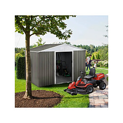 Habitat Et Jardin Abri de jardin métal Dallas - 2.71 m² - Taupe