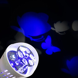 Ampoule LED E27 projecteur motifs papillons