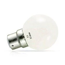 Miidex Ampoule LED B22 1W blanc chaud