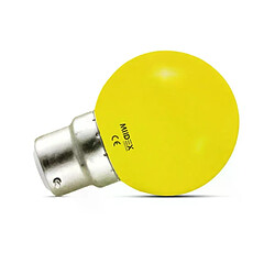 Miidex Ampoule LED B22 couleur - Jaune