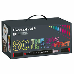 Graph It Graph'It Coffret 80 Marqueurs Coffret de 80 marqueurs - Double pointe - Rechargeables et miscibles