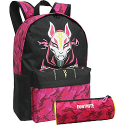 Lot Fortnite Max Drift Cartable - Noir/Fuchsia