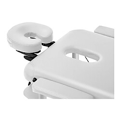 Helloshop26 Table de massage pliante - Blanc