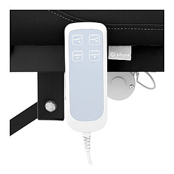 Helloshop26 Table de massage électrique 2 moteurs - Noir