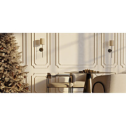 Acheter ICONIK INTERIOR Applique Murale - Lampe Noire avec Abat-Jour en Tissu - Dena Noir
