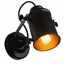 Goeco Industriel Spot - Plafonnier Noir