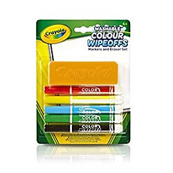 CRAYOLA Set pour Tableau Blanc Effacable a Sec