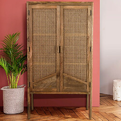 Rendez Vous Deco Armoire Tiki | Cannage bois