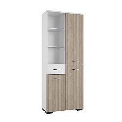 EPIKASA Alice Armoire à Usages Multiples - Chêne, 60x35x173 cm