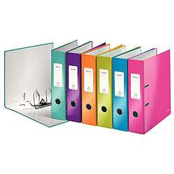 Leitz Lot de 10 classeurs Wow - Violet pas cher