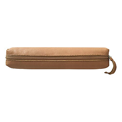 CLAIREFONTAINE Trousse slim en cuir - Naturel