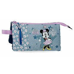 Joumma Trousse Triple Minnie Mouse - Bleu