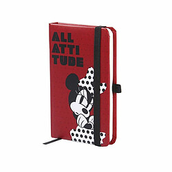 Disney Minnie Mouse Carnet de Notes Rouge A6 Carnet de notes - Minnie Mouse - Format A6 - Couleur rouge