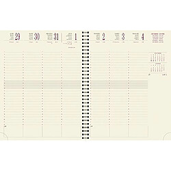 Avis Exacompta Agenda Eurotime 27 Spirale Noir 2016
