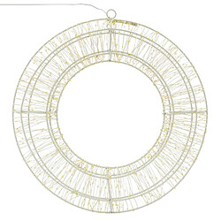 ECD Germany Couronne LED de Noël - 38 cm